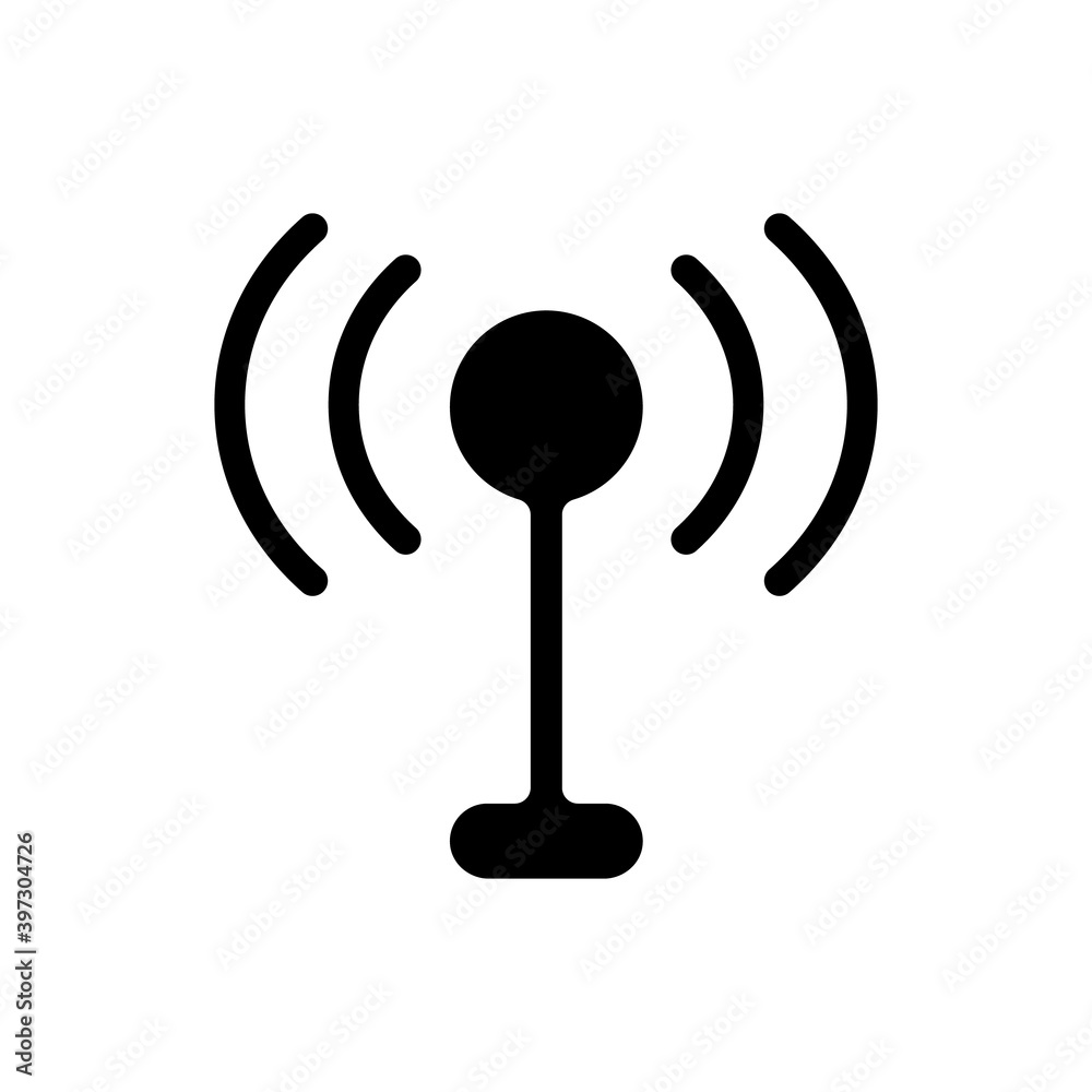 Mobile networks app black glyph icon. Antennas. Cell towers. Wireless internet. 3G, 4G network features. Cellular broadband technology. Silhouette symbol on white space. Vector isolated illustration Mobile networks app black glyph icon. Antennas. Cell towers. Wireless internet. 3G, 4G network features. Cellular broadband technology. Silhouette symbol on white space. Vector isolated illustration