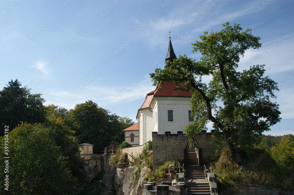 Valdštejn Castle in the Bohemian Forest (Cesky Raj) in the Czech Republic