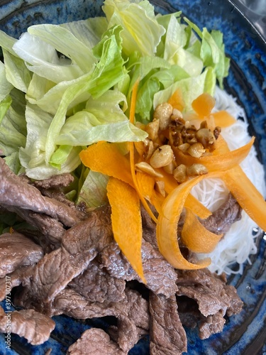 salad with mushrooms