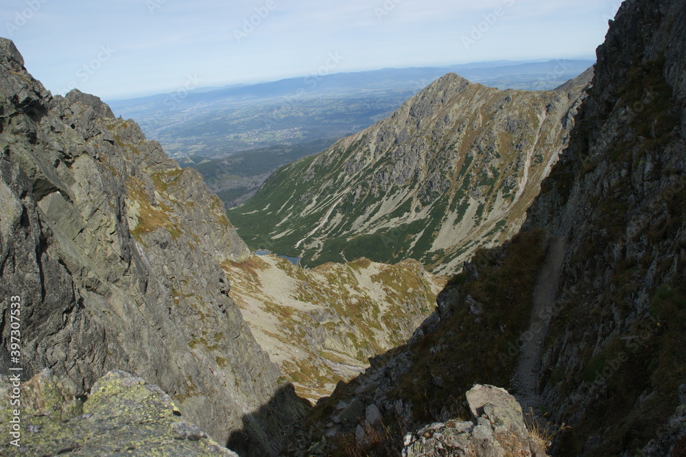 Obraz premium a very beautiful landscape in Poland. These are the high tatra mountains 