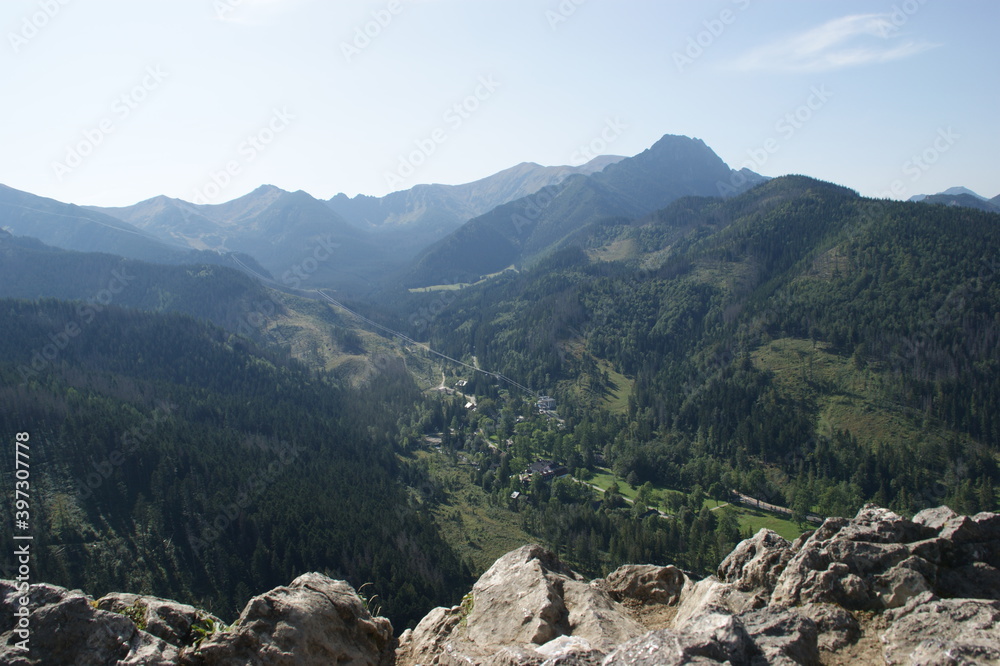 mountain landscape in the High tatra moutains in Poland mountain landscape in the High tatra moutains in Poland