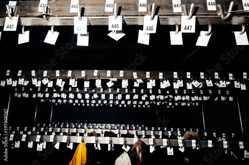 wardrobe With Numbered Hooks