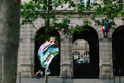 Bubble on Street photo