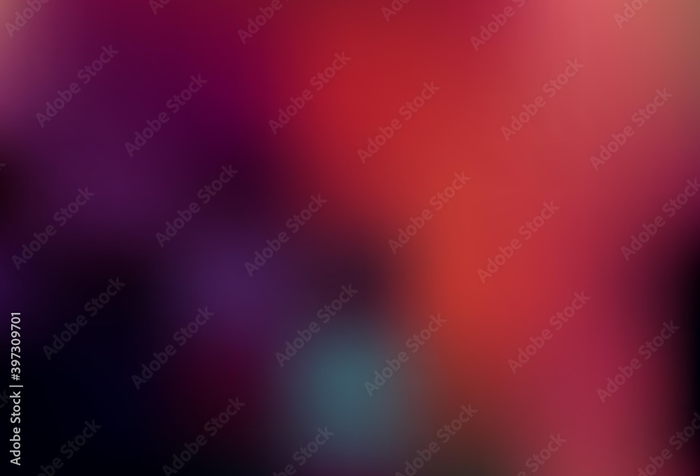 Dark Green, Red vector blurred background. Dark Green, Red vector blurred background.