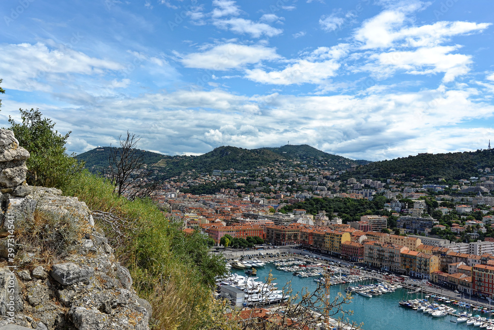 Scenic views of Nice, France on the French Riviera