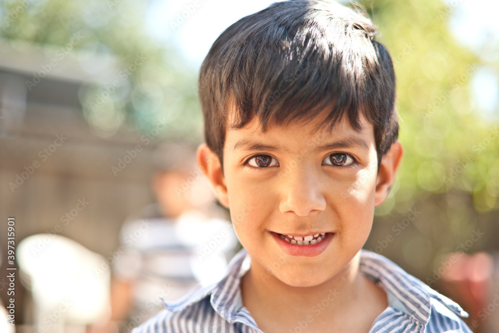 Smiling Hispanic boy Smiling Hispanic boy