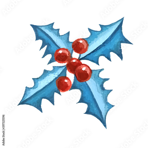 christmas holly berries.