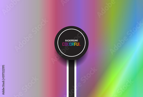Abstract blurry gradient mesh background in bright rainbow colors.