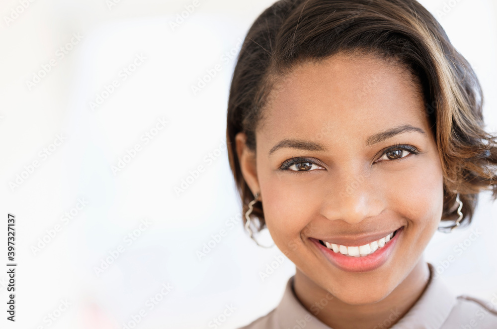 Smiling Black woman Smiling Black woman
