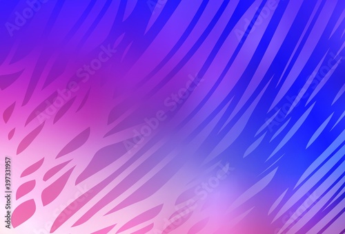 Light Pink, Blue vector colorful blur backdrop.