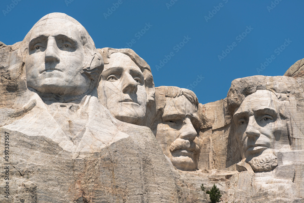 Mount Rushmore against clear sky Mount Rushmore against clear sky