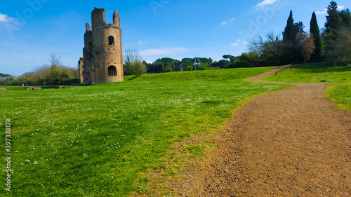 ancient tower on the hill 