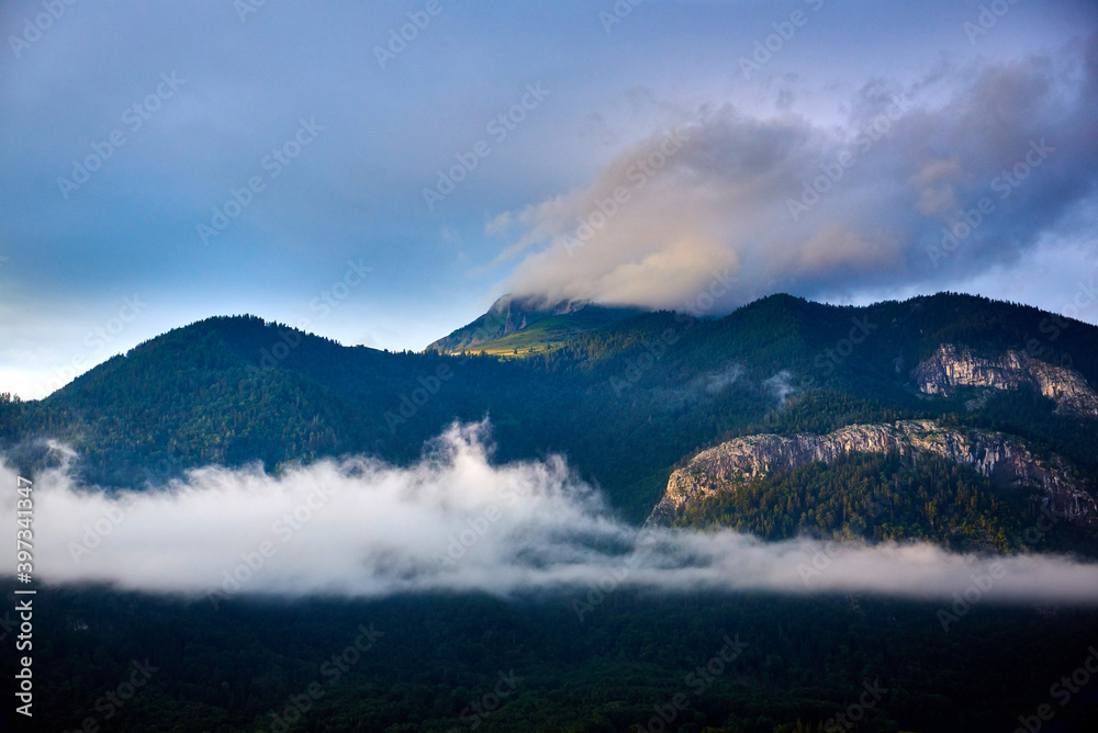 Schafberg Mountain after Storm Austria, Salzburg Region.