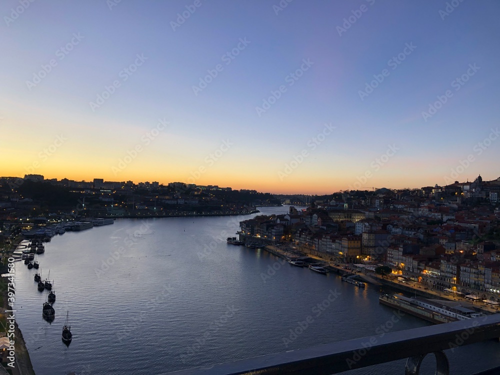Fototapeta premium sunrise over the river