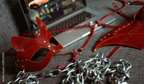 Φωτογραφία Set of erotic toys for BDSM