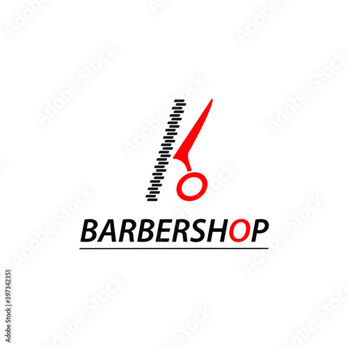 Scissors icon.modern design.vector illustration.barber.barber logo. barbershop. barbershop logo