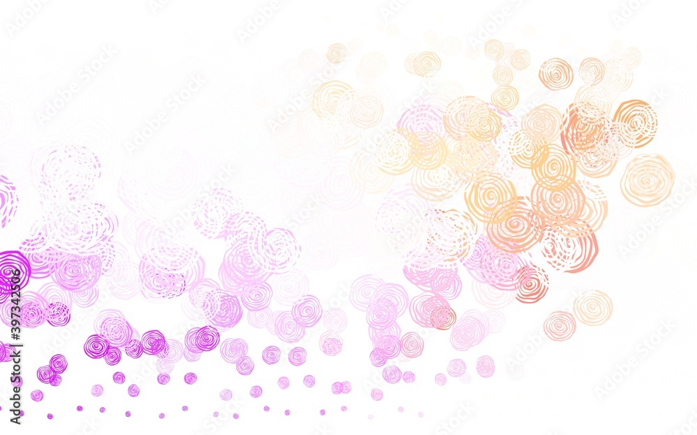 Light Pink, Red vector elegant background with roses. Light Pink, Red vector elegant background with roses.