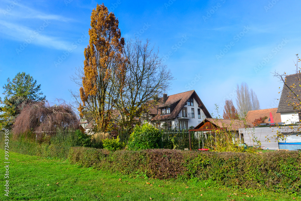 Obraz premium Herbststimmung Insel Reichenau