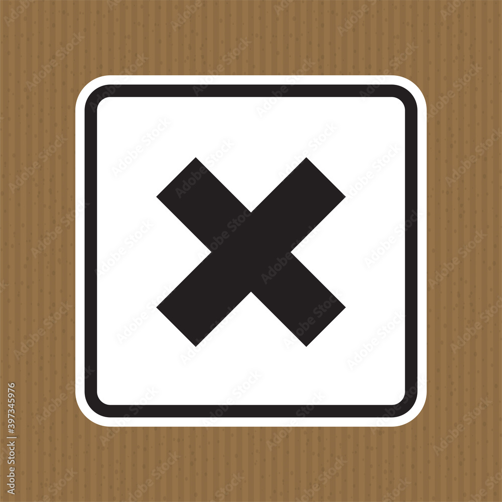 Beware Irritant Sign Isolate On White Background,Vector Illustration EPS.10 Beware Irritant Sign Isolate On White Background,Vector Illustration EPS.10