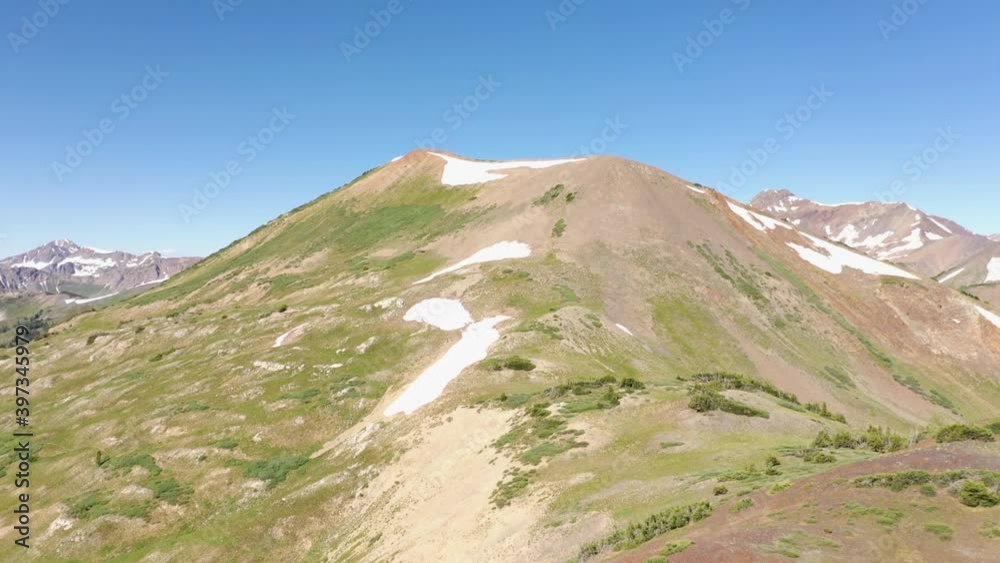 High definition aerial video flying up a Colorado mountain. High definition aerial video flying up a Colorado mountain.
