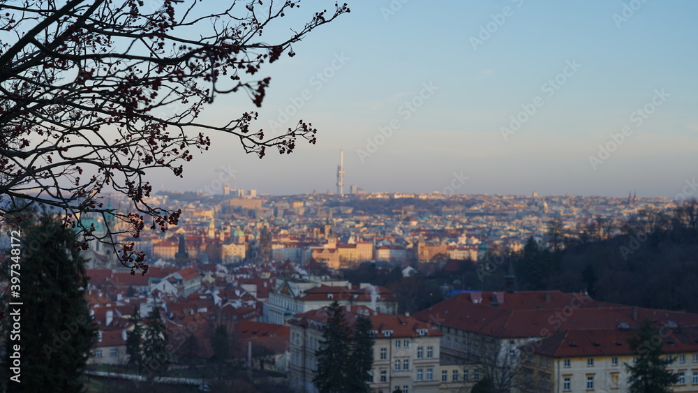 The overview of Prague