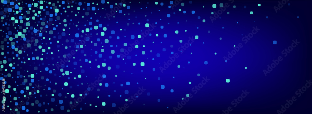Blue Rhombus Effect Panoramic Vector Blue 