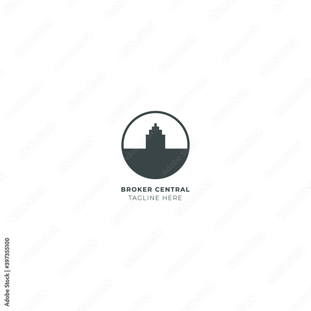 broker logo icon design with simple flat style broker logo icon design with simple flat style
