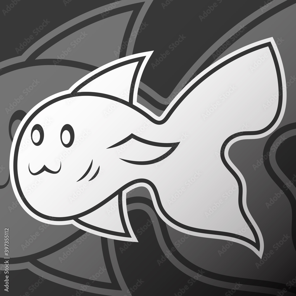 Fish Doodle Drawing Comic Cartoon Mascot Logo Icon. Esport, Team, Game, Asset, Sticker, Print. Fish Doodle Drawing Comic Cartoon Mascot Logo Icon. Esport, Team, Game, Asset, Sticker, Print.