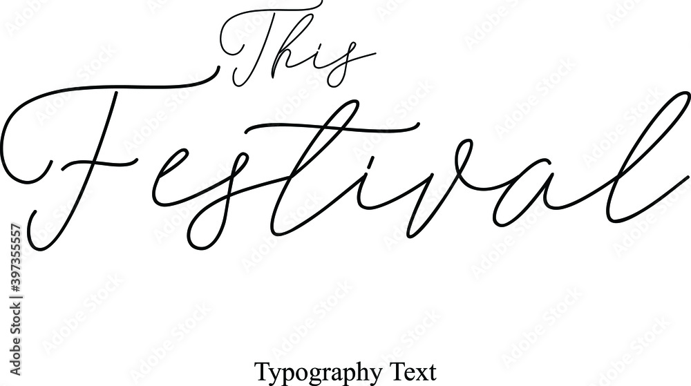 Handwritten Cursive Typography Font Background Handwritten Cursive Typography Font Background