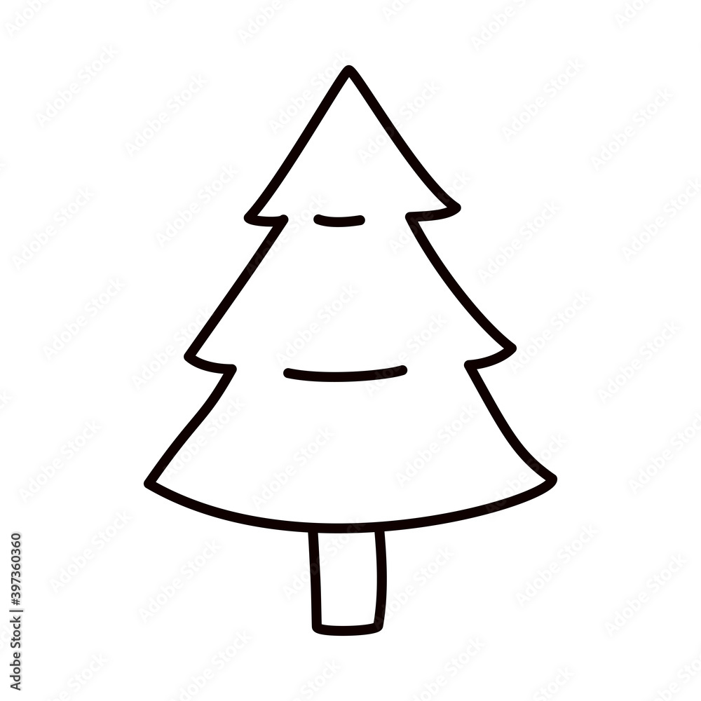 merry christmas pine tree vector design merry christmas pine tree vector design