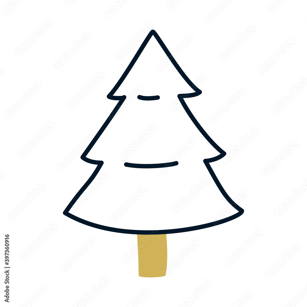merry christmas pine tree vector design merry christmas pine tree vector design