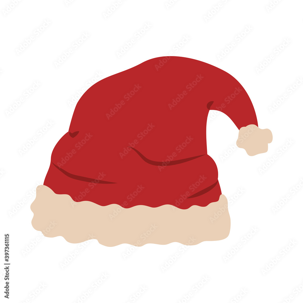 merry christmas santas hat vector design merry christmas santas hat vector design