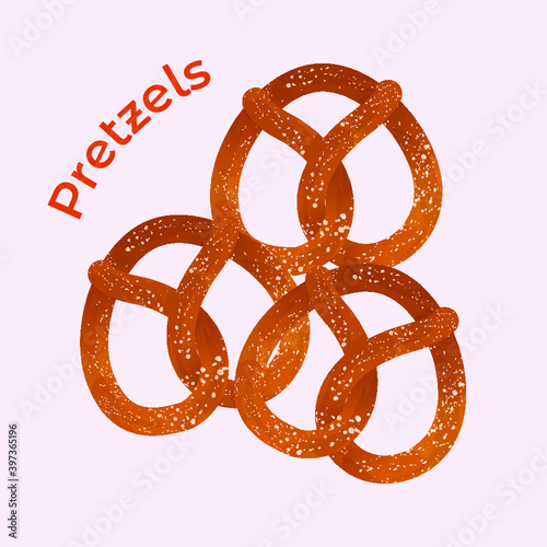 pretzels vector