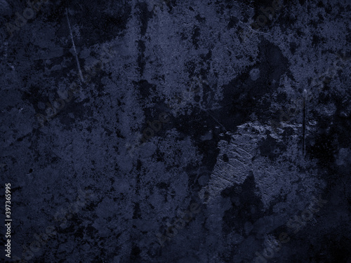 Dark wall black grunge concrete texture, old cement background