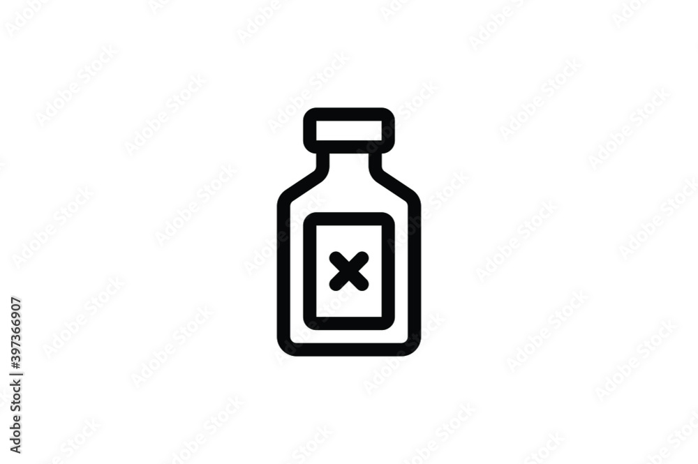 Addiction Outline Icon - Pills Addiction Outline Icon - Pills