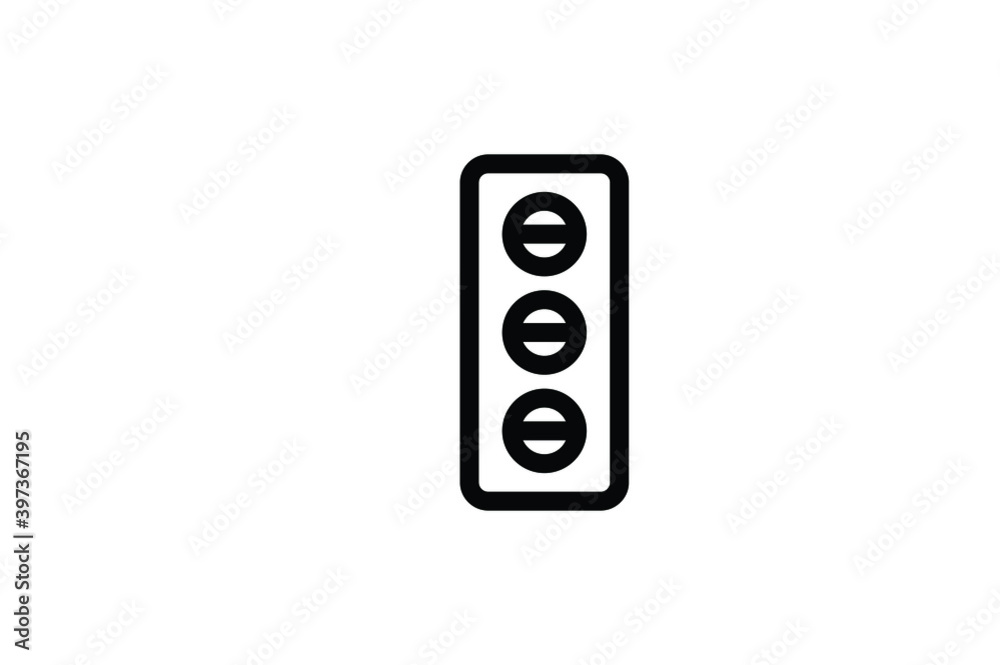 Addiction Outline Icon - Pills Addiction Outline Icon - Pills