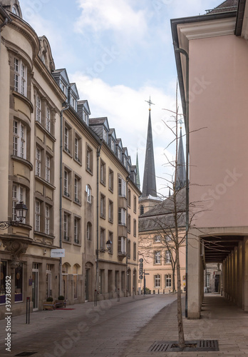  Street view of Luxembourg City