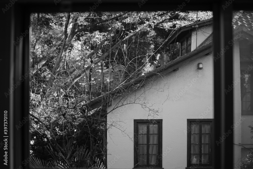 Fototapeta premium 窓から見える風景