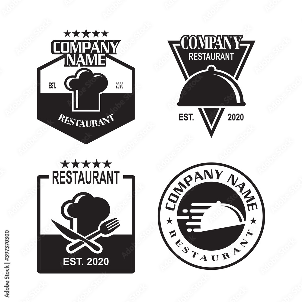 A Set Of Restaurant Vector , A Set Of Food Logo A Set Of Restaurant Vector , A Set Of Food Logo