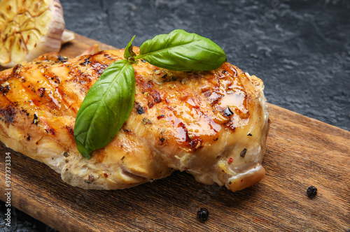 Grilled chicken breast fill...