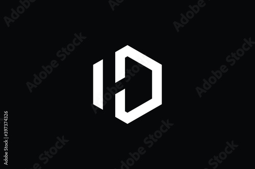 HD logo letter design on luxury background. DH logo monogram initials letter concept. HD icon logo design. DH elegant and Professional letter icon design on black background. H D DH HD
