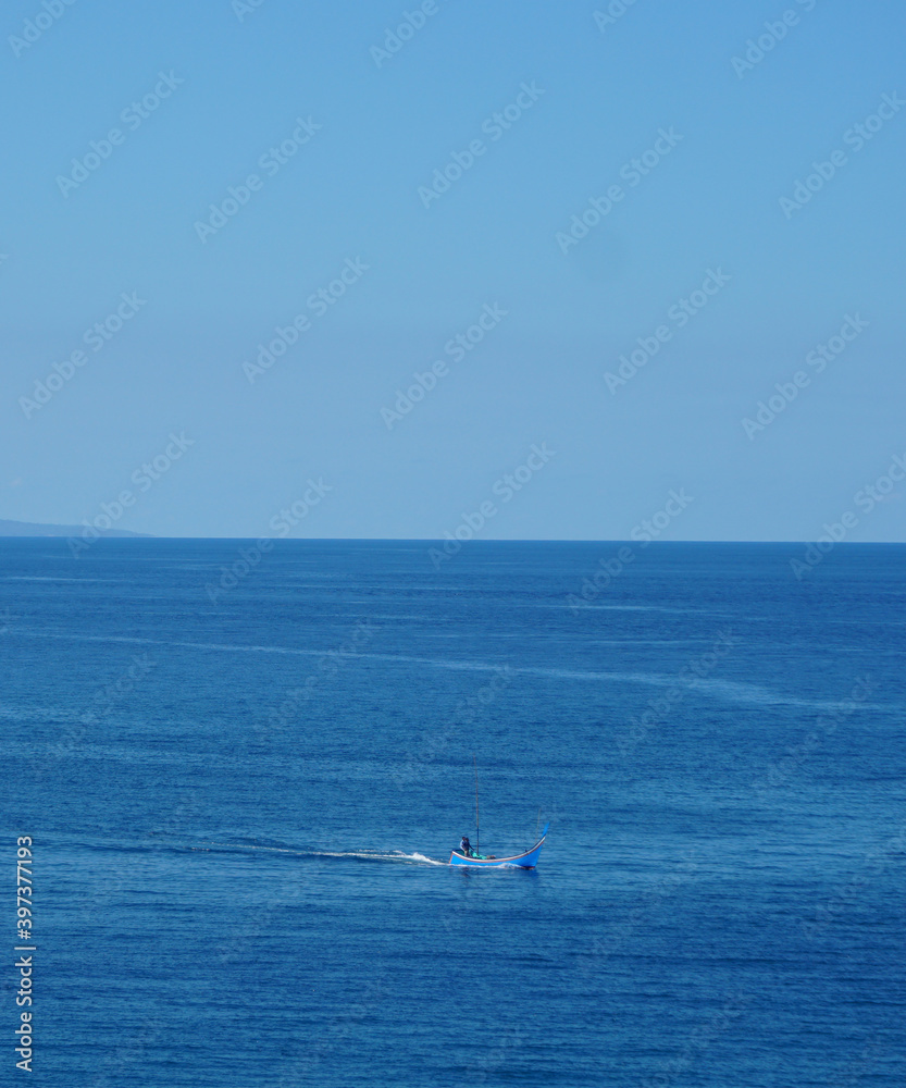 boat on the sea