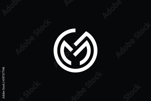 MG logo letter design on luxury background. GM logo monogram initials letter concept. MG icon logo design. GM elegant and Professional letter icon design on black background. M G GM MG