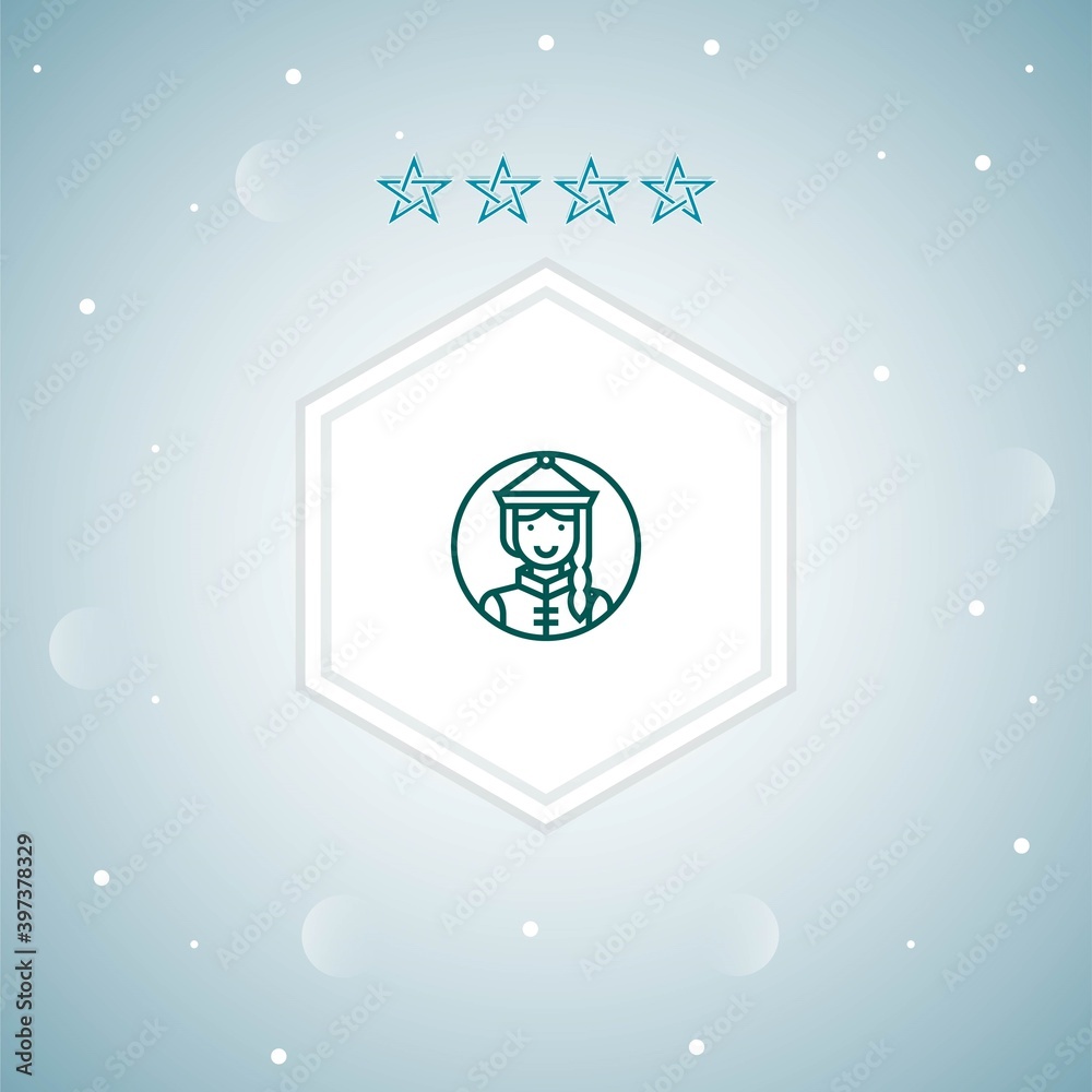 Obraz premium china vector icons illustration