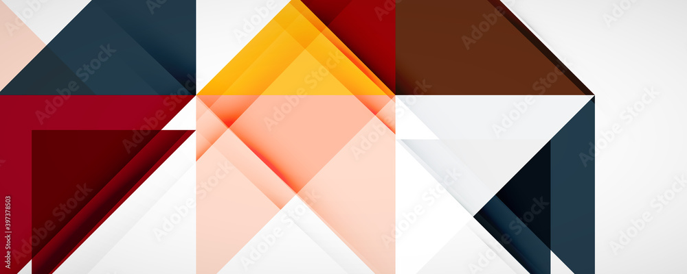 Set of vector triangle geometric backgrounds. Vector illustration for covers, banners, flyers and posters and other designs Set of vector triangle geometric backgrounds. Vector illustration for covers, banners, flyers and posters and other designs