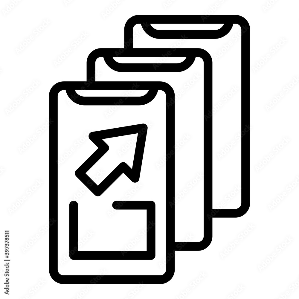 Phone communication icon. Outline phone communication vector icon for web design isolated on white background Phone communication icon. Outline phone communication vector icon for web design isolated on white background