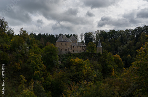 Castle Reinhardstein at the belgium village called Robertsville photo