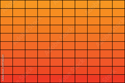Orange tile background. Vector background.