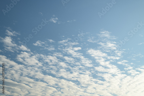 White clouds on blue sky © yotrakbutda
