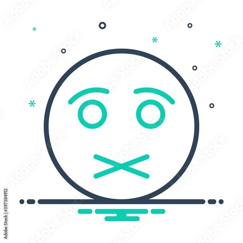 Mix icon for shut